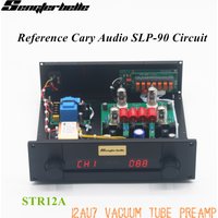 STR12A 12AU7 ECC82 Tube Remote Control Preamplifier HiFi Audio 4 in 1 out Reference Cary SLP-90 Preamp Circuit