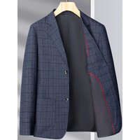 2025 Autumn Winter Woolen Suit Jacket for Men's Korean Slim Fit Casual Business Suit Jackets Social Office Blazers Men Clothing