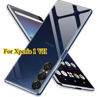 Ultra Thin Transparent Silicone Case for Sony Xperia 1 Vii Clear Camera Lens Protection Soft Phone Cover for Sony Xperia 1vii