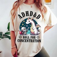 Rogue Adhd&D Roll RPG DnD Class T Shirt Board Game D&D Character Dungeons and Dragons Graphic Printed T-shirt Casual Man Tees