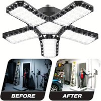 Flexible Panels LED Garage Light E26/E27 Screwed Bulb Workshop Lighting Bulbs Industrial Bulbs
