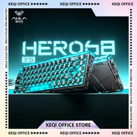 AULA Hero68XS Magnetic Switch Keyboard Dual 8K Polling Rate 3-mode Wireless Hollow E-sports Gaming Mechanical Keyboard Custom