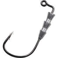 Fishing Worm Hook Lock Lure Hide Soft Bait Fishhooks High Carbon Steel Hooks with Lead Weight Lot 10 Pieces SALE