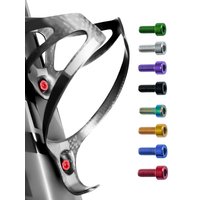 AliExpress KRSEC 2pcs Bicycle Bottle Cage Screws M5×12mm Ultra-Light Stainless Steel Holder Bolts MTB Road Bicycle Accessories 8 Colors