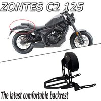 For ZONTES C2 125-C2 200C2 125C2 C2 Passenger Backrest Rear Comfortable backrest of the rear travel rack