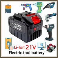 21V 5S3P high-power rechargeable battery suitable for Makita, 18V 20V cordless flashlight/brushless wrench/screwdriver, etc