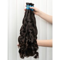 Human Hair Bulk Loose Wave No Weft Hair Bundles For Braiding Deep Hair Extensions Brazilian Natural Black Human Hair Braiding
