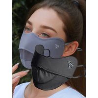 AliExpress NONE Cycling Ice Silk Face Mask Anti-UV Sun Protection Summer Unisex Adjustable Breathable Bandana Hunting Running Sport Mask Scarf
