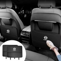 High Quality Car Seat Back Protector Leather Cover for Nissan X-trail Qashqai Note Juke Sentra Patrol Navara Micra Leaf Almera