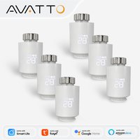 AVATTO ZigBee Thermostat Radiator Actuator Smart TRV Thermostatic Valve Temperature Controller Support Tuya Alexa Google Home