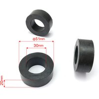 Gym Fitness Accessories Barbell Guide Rods Rubber Washers Shock Absorbing Rubber Spacers Accessory Reduces Collisions