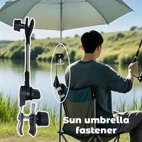 Portable Sun Umbrella Fastener Clamp Adjustable Chair Umbrella Holder For Fishing Camping Outdoor Chair And Beach Chair Use