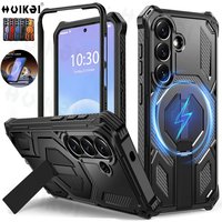 Magnetic Case For Samsung Galaxy A37 A57 A17 S26 Utlra S25 Military Grade Protectio Shockproof Heavy Shock Absorption Protective