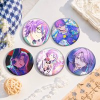 Kamishiro Rui Badge On Backpack Accessories Manga Icons Pins Round Cartoon Brooches For Clothes Bag Decor Gifts
