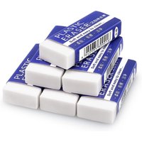 Soft 2B Eraser White Made in China, PVC Plastic Rubber Pencil Eraser Students Drawing Tool, Sketches Paintings Fine Arts Eraser