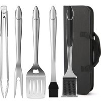 Stainless Steel Barbecue Tool Set Frying Pan Accessory Set Multifunctional Outdoor Barbecue Camping Cooking grill utensils set