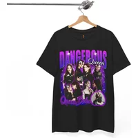 Thai GL Lovers T Shirt Dangerous Queen Series Bonita amp TKNur Heavy Cotton Top vintage Washed Stylish fashion Unisex Slightly