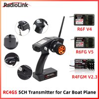 RadioLink RC4GS V3 5CH Transmitter 2.4G R4FGM R6F R6FG V5 Gyro Receiver Remote Controller for RC Car Boat Vehicle Model Toy Part