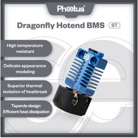 Phaetus High Flow Dragonfly Hotend Bimetal Heatbreak Throat BMS 500℃ For Ender 5/Pro/Plus Ender 3 CR10 series 3D Printer Parts