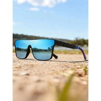 AliExpress NONE 3PCS Colorful Sports Sunglasses - One-Piece Lens with Patterned Temples, UV400 Unisex for Cycling, Hiking & Beach