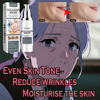 Collagen Booster Face Cream Moisturizing Firming Fade Fine Lines Face Brightening Collagen Booster Hyaluronic Acid Skin care