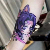 Anime Temporary Tattoos Cartoon Waterproof Fake Tattoo Sticker Tatoo Body Sticker