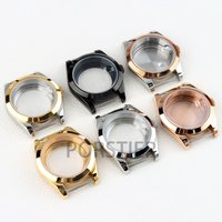 36mm/39mm Nh35 Watch Case Sapphire Glass Solid 316L Stainless Steel Waterproof for Datejust NH35 NH36 Movement 28.5mm Dial