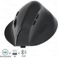 KEBIDUMEI Vertical Mouse Dual Mode Bluetooth 5.2 Mouse 2.4G Wireless Mouse Silent Mouse 6 Buttons Ergonomic Mice for Laptop PC