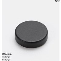 N52 10x2 8X5 6x2 Powerful Magnets Epoxy Non-conducting Imans Neodymium High Black Motor Ebike Compressor Corrosion Insulate