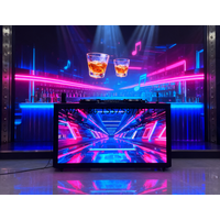 Factory Quality Led Video Wall Dj Booth Led Display Wedding Night bar Foldable Dj Booth with Screens