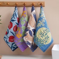 High Quality 34x40cm Large Hand Towel Quick Dry 4Layer Cotton Gauze Pure Cotton Dish Cloth Decorative Tea Towel Home Restaurant