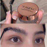 Colorless Transparent Eyebrow Sculpting Soap & Brow Wax - 24H Hold Natural Wild Brows, Oil-Free Formula with Dual-Ended Brush