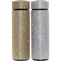 500ml Stainless Steel Thermos Bottles Vacuum Flasks Bling Diamond Drink Water Bottle Insulated Cup Travel for Girls Gift