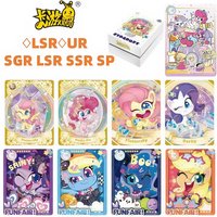 Hot KAYOU My Little Pony Cute Party Series Cards Rarity Cards Anime Merchandise Collectible Holiday Gifts New