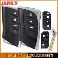 Remote Car Key Fob Case Suitable for Lexus ES350 LC500 LC500h LS500 LS500h GX460 LS500 UX250h 2018-2020 3/4 Buttons Key Housing