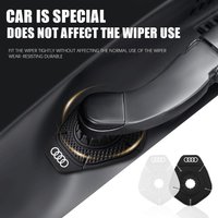 1/2pcs Silicone Car Wiper Arm Hole Windshield Protection Cover For Audi Sline RS 8P B9 A3 A4 B8 Q1 Q3 A1 A2 A6 Q5 Q7 Accessories