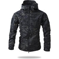 Veste tactique à coque souple pour homme, manteau d'hiver à capuche en polaire, vêtements de chasse, Camouflage d'extérieur, hauts CS imperméables et coupe-vent, nouvelle collection
