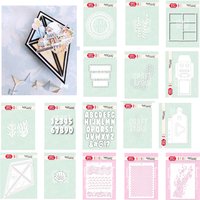 Bubble Alphabet Hollow Fishing Net Metal Cutting Dies for Stencil DIY Greeting Card Birthday Embossing Scrapbooking Handmade