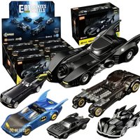 New BLOKEES Batmobile Blind Box DCBatman E01 Gotham Velocity 1:64 Scale Car Model Movie Themed DIY Assemble Toy Collectible Gift