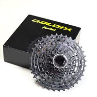 AliExpress GOLDIX Ultralight CNC Black Road Bike Cassette k7 11/12 Speed 32T 34T 36T 11V 12V HG Freewheel Hollow Bicycle Chain Wheel