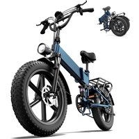 AliExpress URLIFE Adult E-bike 750W motor 48V 13Ah battery Foldable Electric Bike T5 20-inch All-terrain fat tire E-Mountain bike