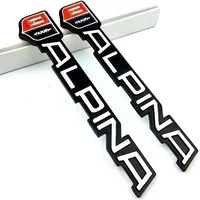 1Pcs Aluminum Alloy Car Rear Tail Trunk Emblem Badge Logo Sticker for E30 E38 E39 B7 E90 F10 E46 Alpina Accessories