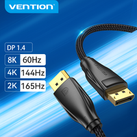 Vention Displayport Cable 16K 8K Video Audio Cable for PC Laptop PS5 PS4 Xbox TV Box Projectors Mi Box DP Cable Display Port