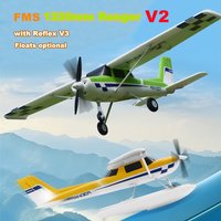 FMS 1220mm Ranger V2 Trainer Beginner RC Airplane Plane with Reflex Gyro Autobalance 4CH 3S PNP Model Aircraft Floats optional
