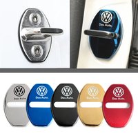 Car Door Lock Protective Cover For Volkswagen GOLF 5 Tiguan Polo Golf 6 Golf 7 Jetta Accossories Car Styling