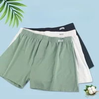 Men's Large Size Cotton Boxershorts Boys Youth Underwear Casual Pajama Sleepwear Male Panties Aro Pants
