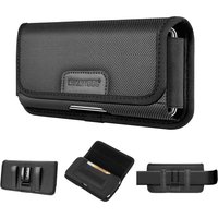HAWEEL Mobile Phone Waist Bag 4.7-6.8 inch Phone Holster Case Cell Phone Belt Clip Pouch For iPhone 17 16 15 14 13 12 Samsung