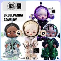 POPMART SKULLPANDA OOTD Limited Edition Collectible of The Denim Movable Cute and Interesting Toys Surprise Birthday Presents