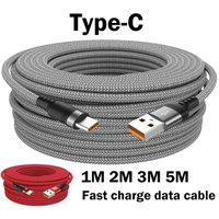 USB Type C Data Cable Fast Charge Mobile Phone Chargers Cord For Xiaomi Huawei Samsung Oppo Quick Charging USB to Type C Cables