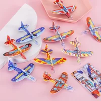 10Pcs Mini DIY Hand Throw Flying Glider Planes Foam Airplane Game Toys Party Favors Fillers adult Gift